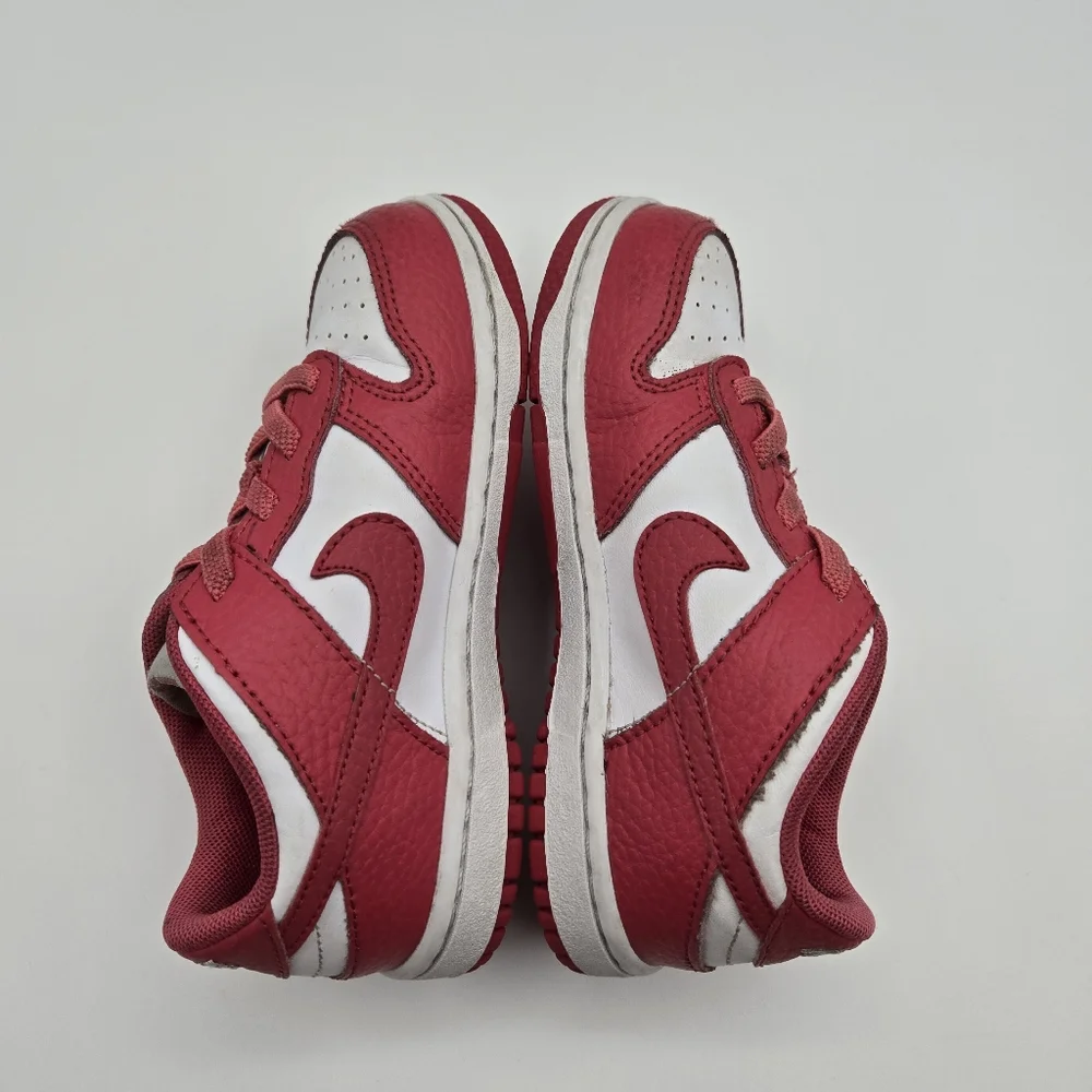 Nike Dunk Low Archaeo Reddish Pink White Unisex Toddler Size 10C DC9562-111